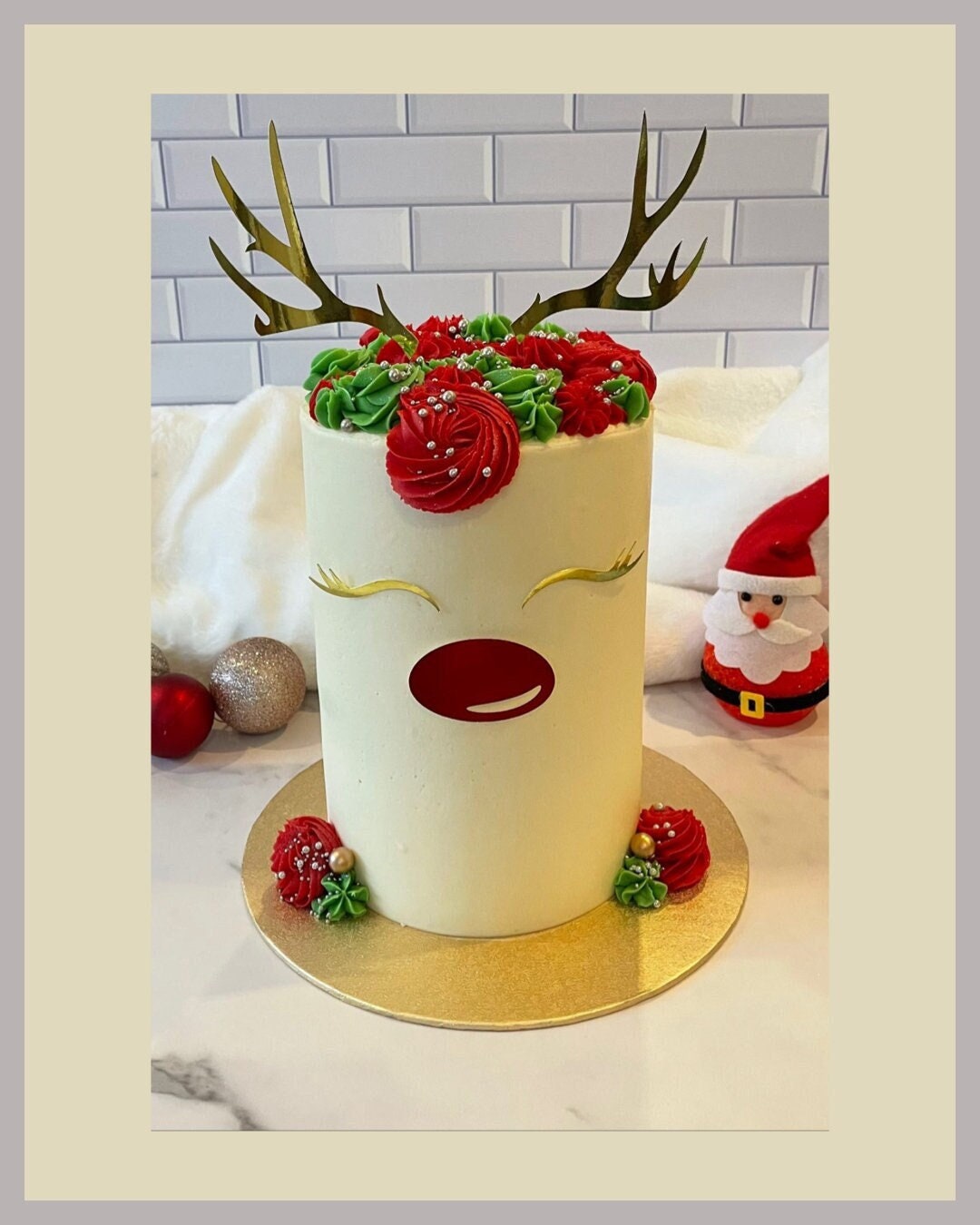 Reindeer Cake Toppers