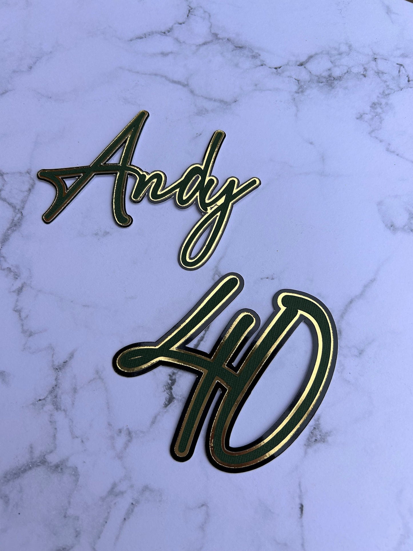 Name Charm, Name And Age Charm