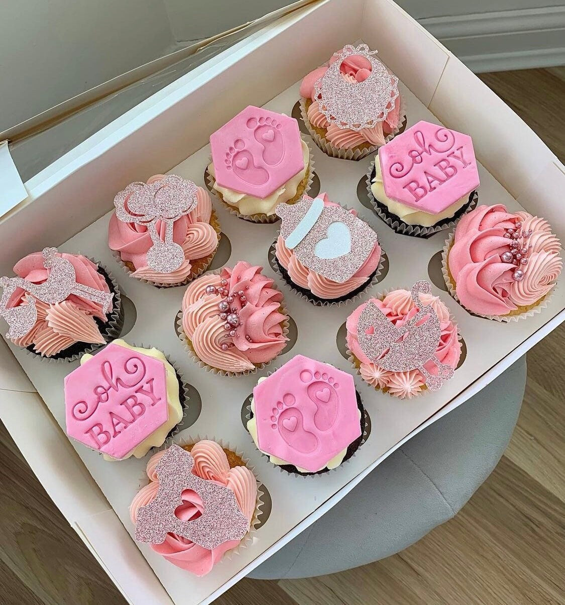 Baby Shower Cupcake Toppers
