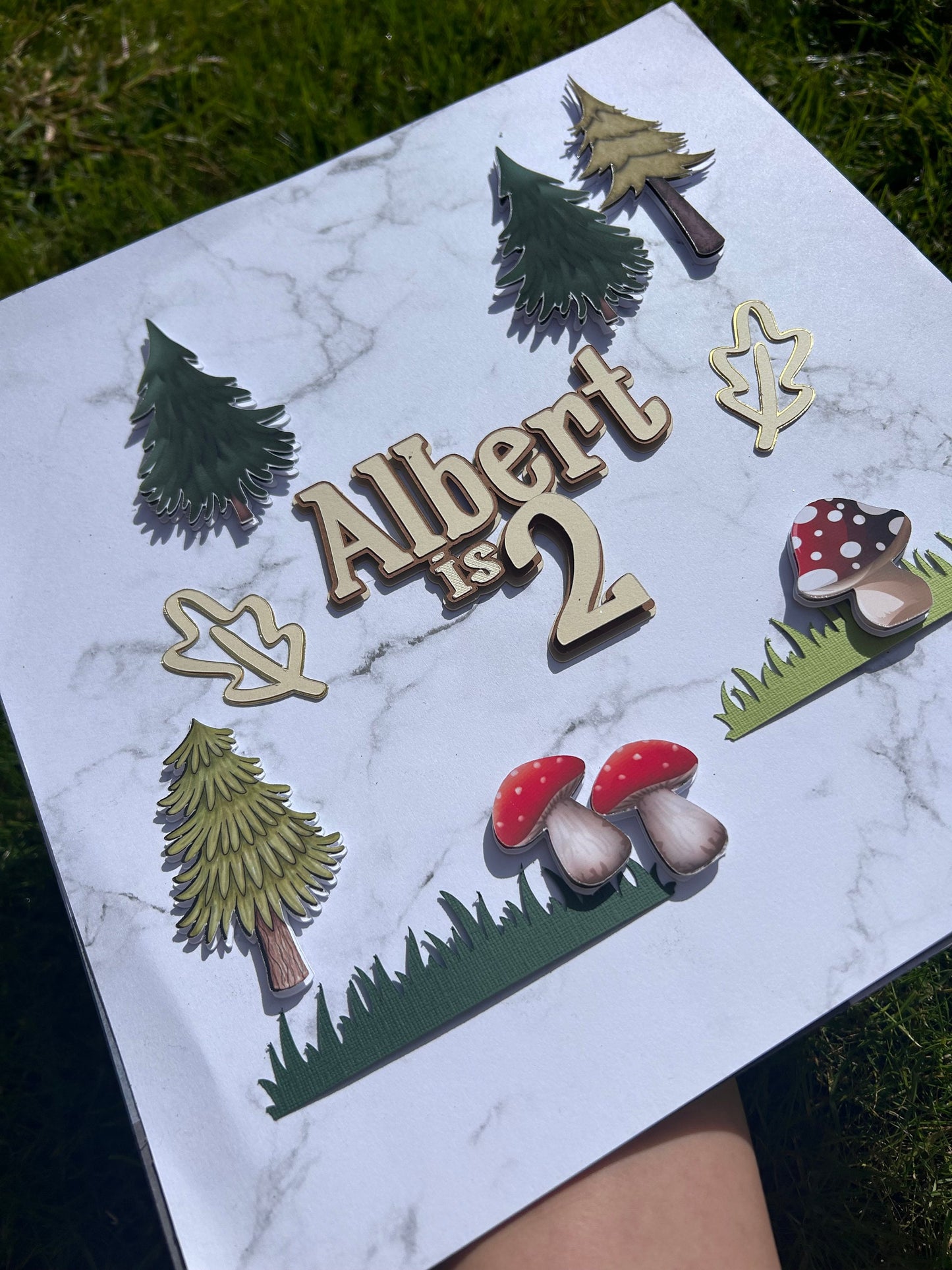 Woodland Cake Topper, Woodland Cake Charms