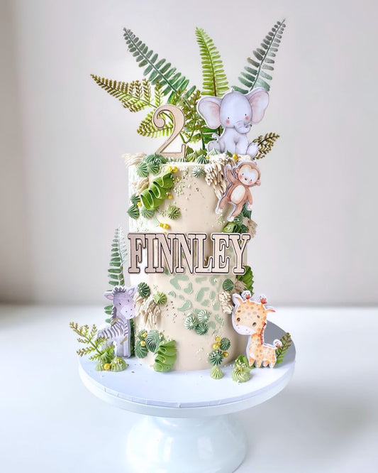 Safari, Jungle Cake Topper