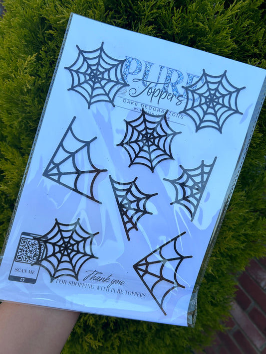Spiderweb Cake Charms