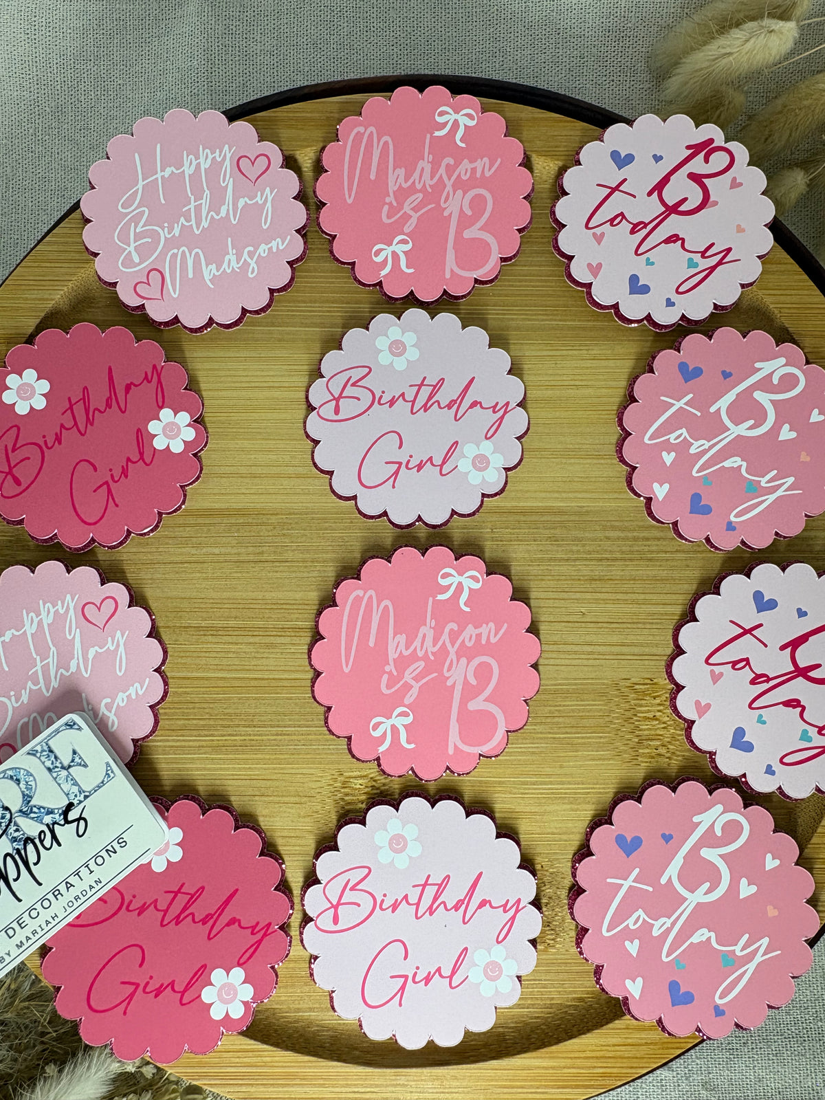 birthday-girl-personalised-cupcake-decorations