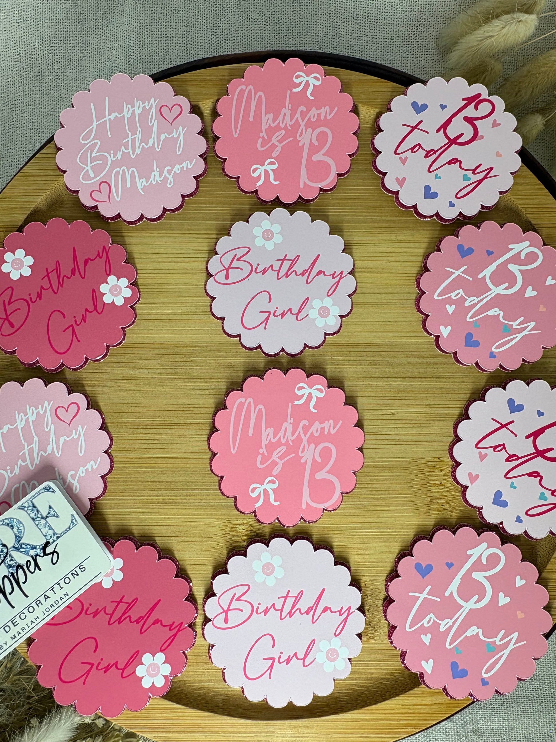 birthday-girl-personalised-cupcake-decorations