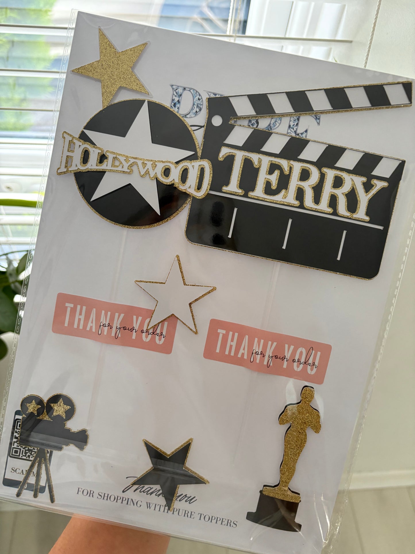 Movie Hollywood Cake Topper, Movie Award, Walk Of Fame, Personalised Cake Toppers, Cake Decorations, Party Supplies, Kitchen Supplies