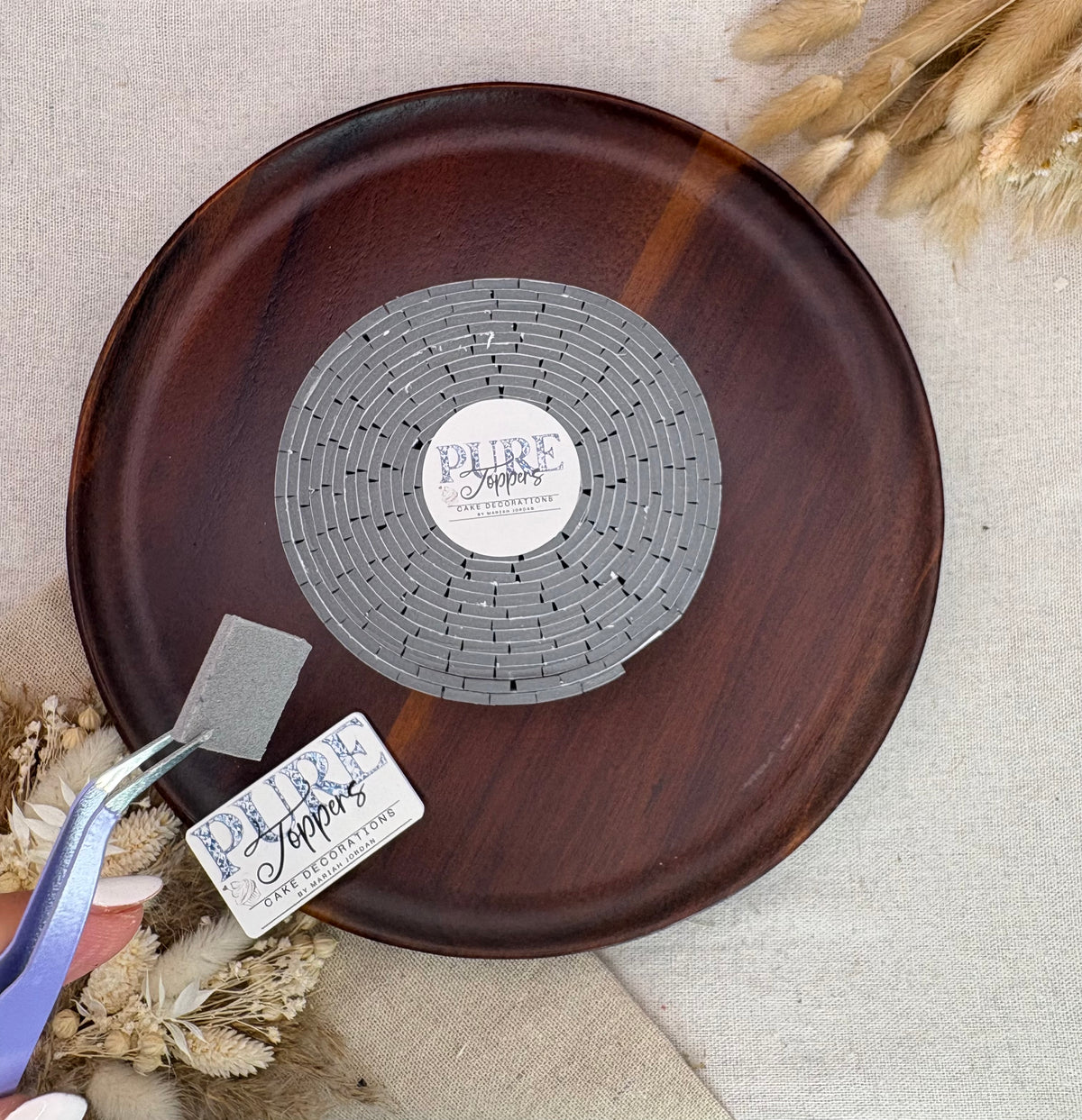 Close-up of coloured 3D adhesive foam pads for paper crafts