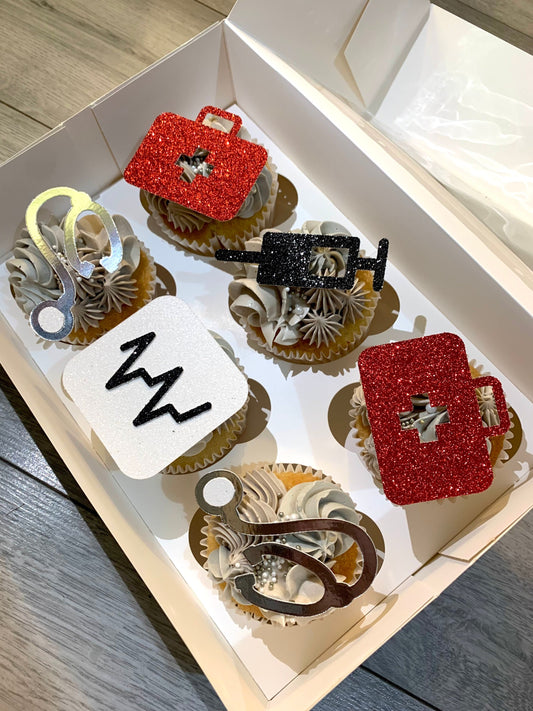 Nurse, Doctor Cupcake Toppers