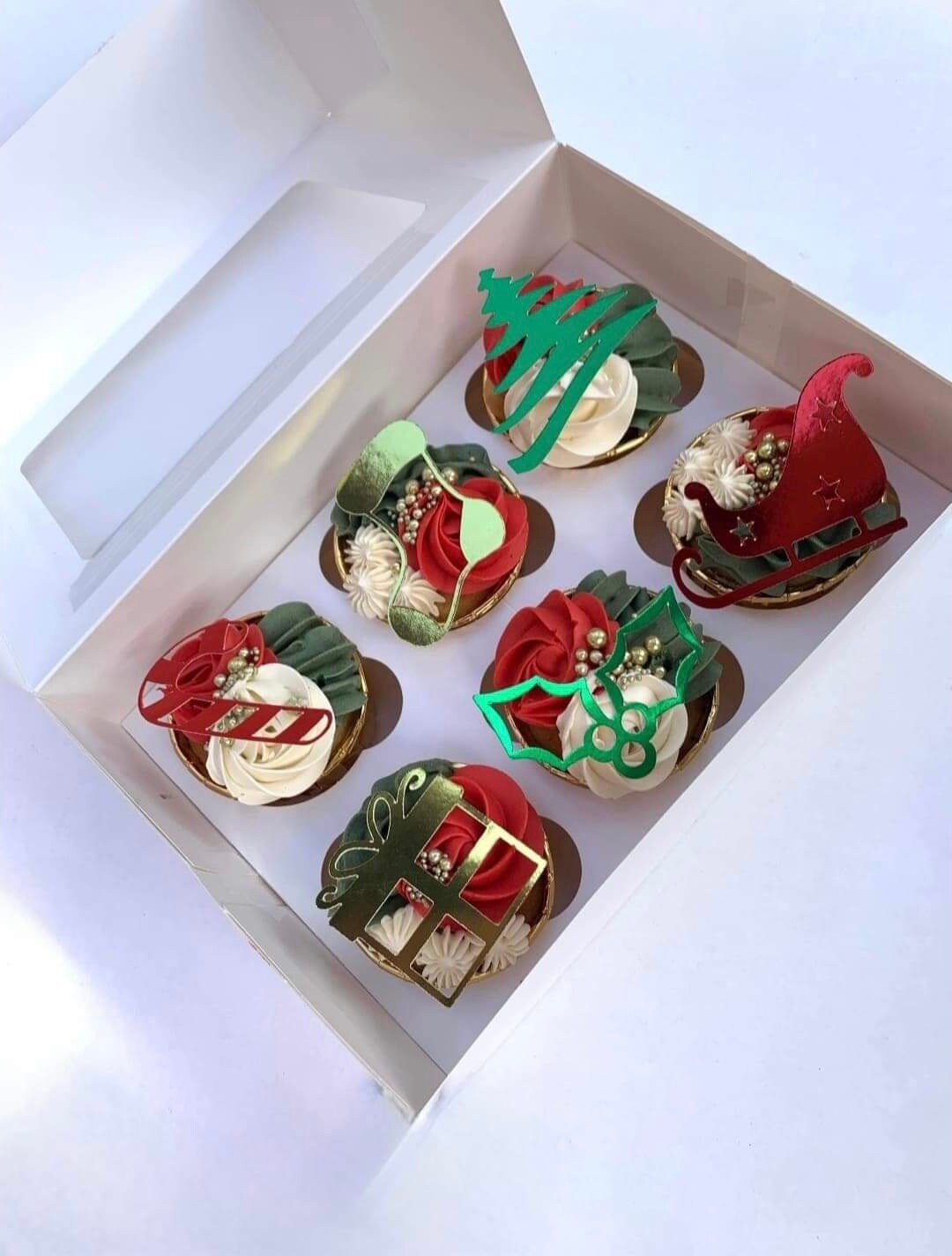 Christmas Cupcake Toppers