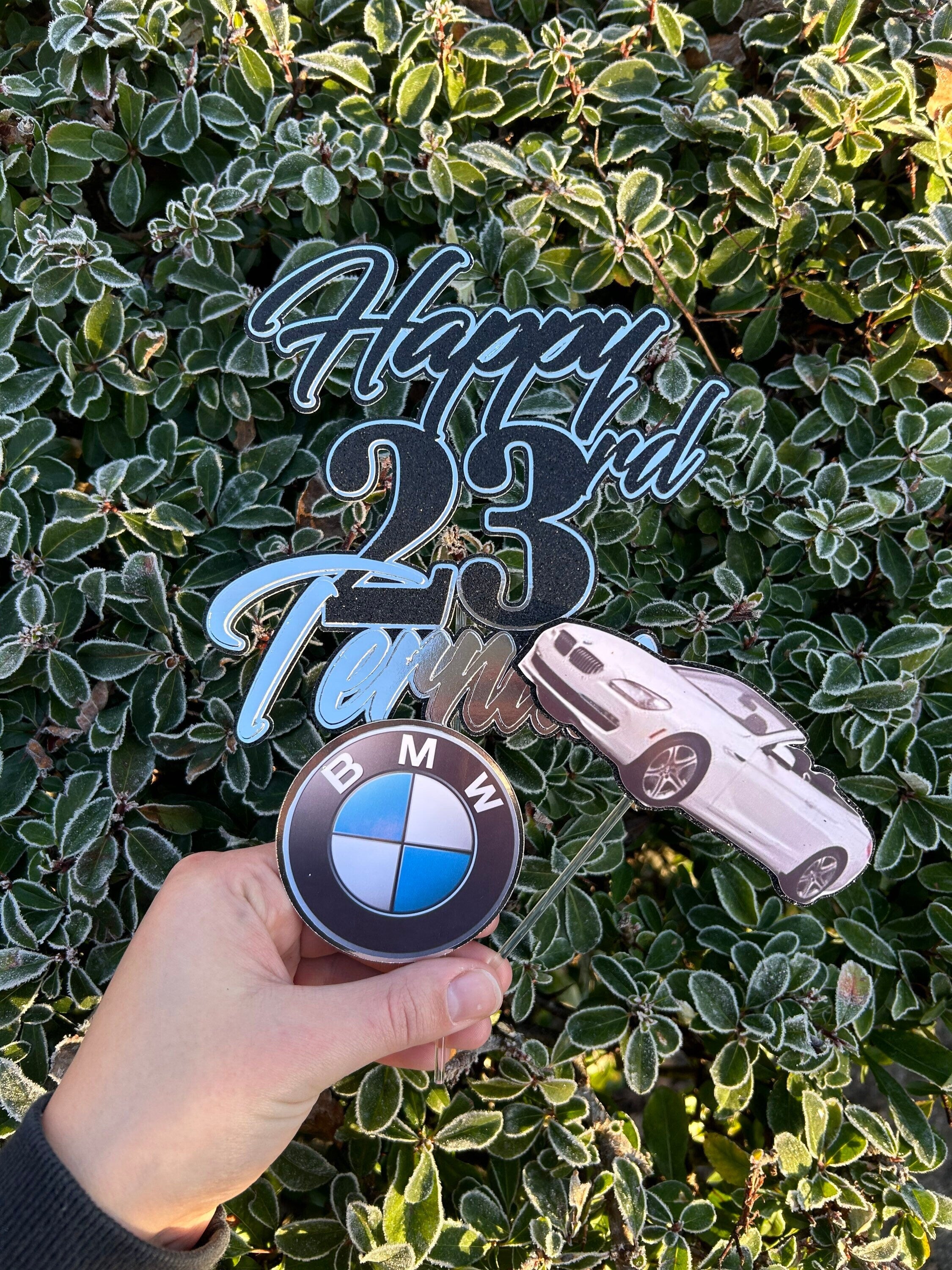 Car Cake Topper, BMW, AUDI, LAMBORGHINI, Custom Car Cake Topper ...