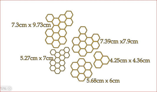 Honeycomb Cake Charms